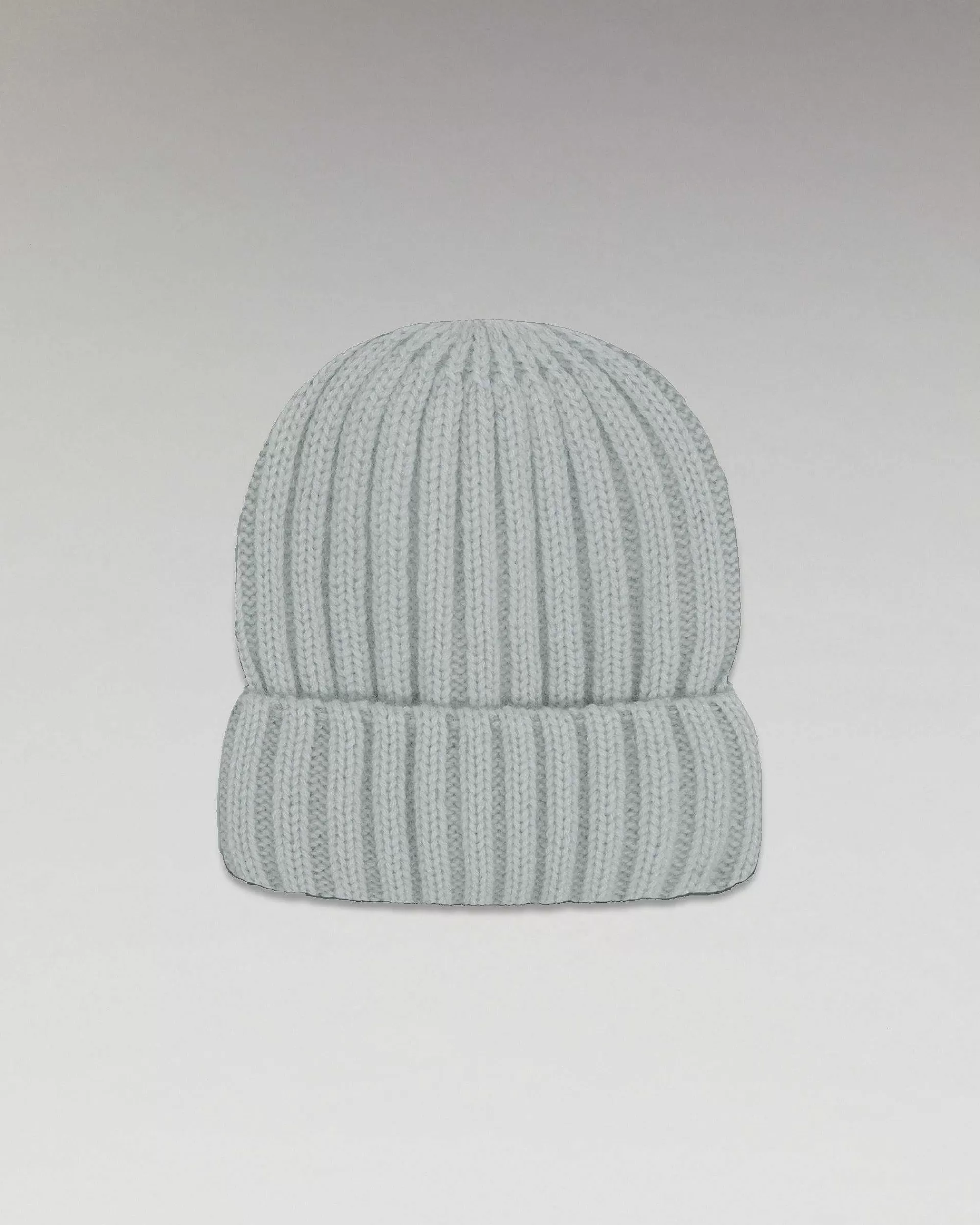 New FROM FUTURE Bonnet A Revers A Cotes Gris Chine Fonce