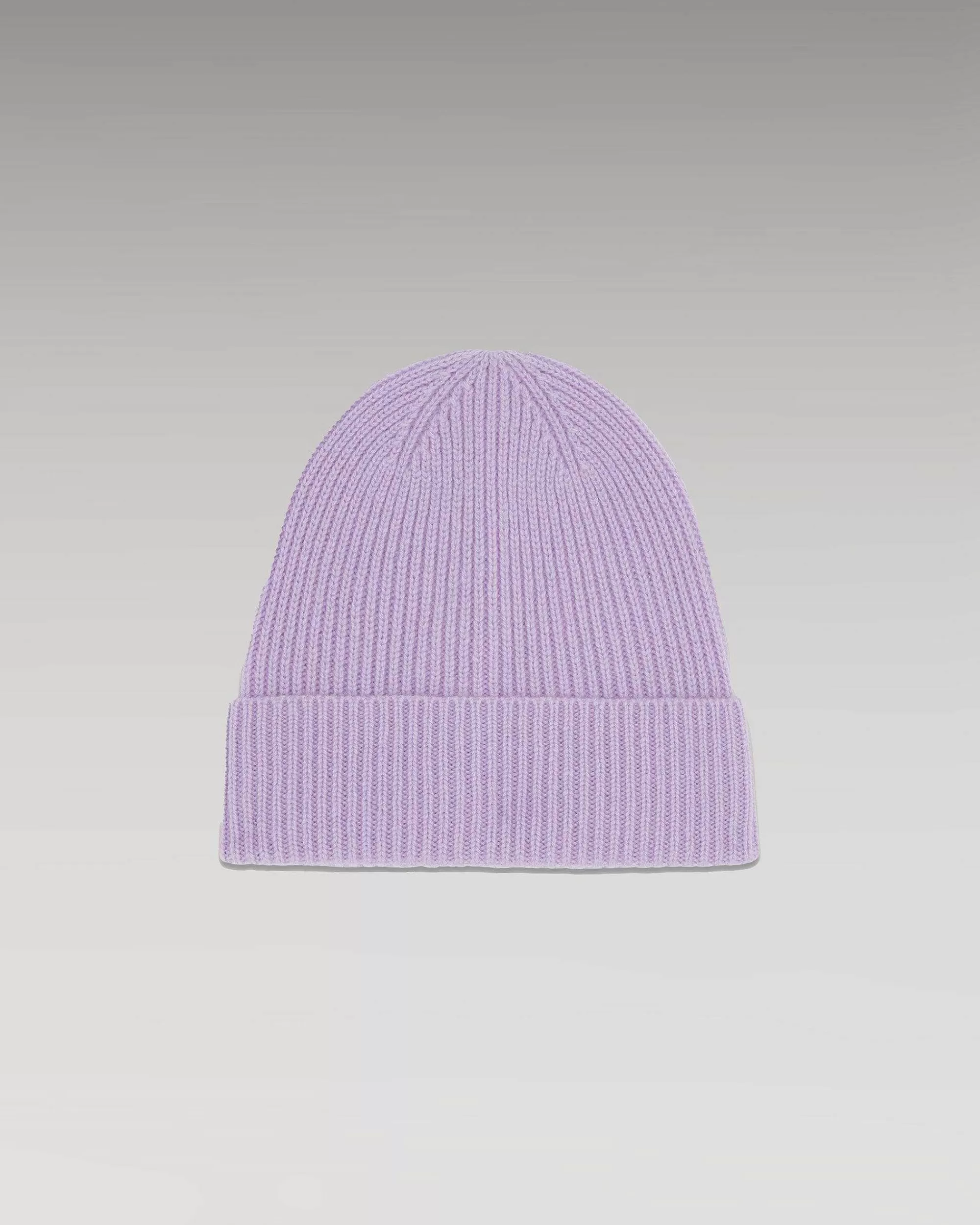 Best Sale FROM FUTURE Bonnet A Revers A Petites Cotes Sweet Lilac