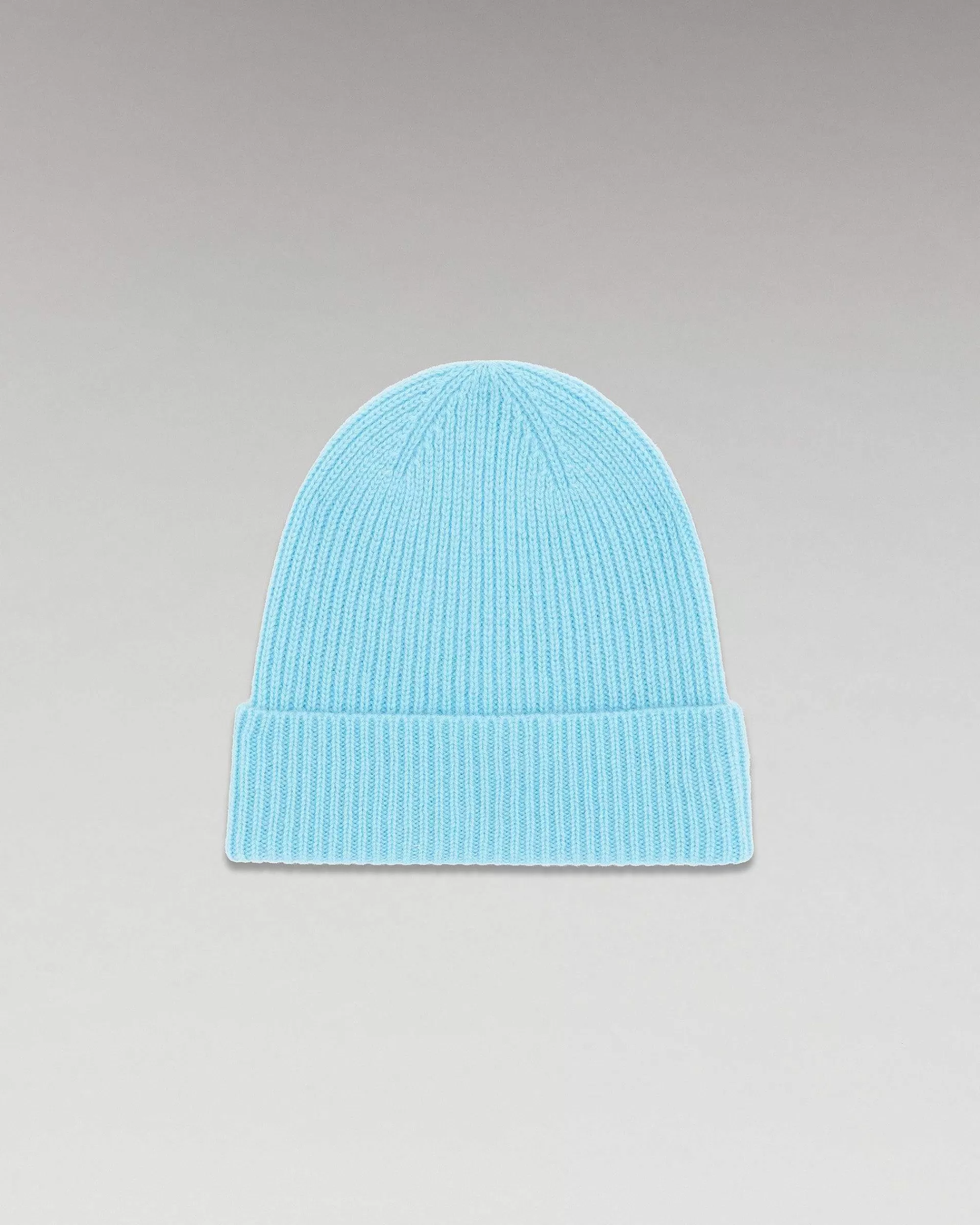 Hot FROM FUTURE Bonnet A Revers A Petites Cotes Acid Blue