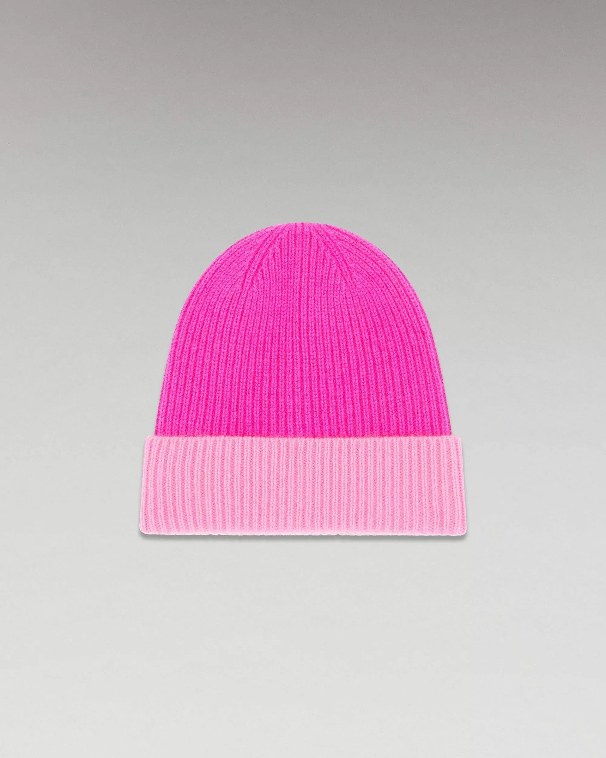 Hot FROM FUTURE Bonnet A Revers Bicolore Flash Pink