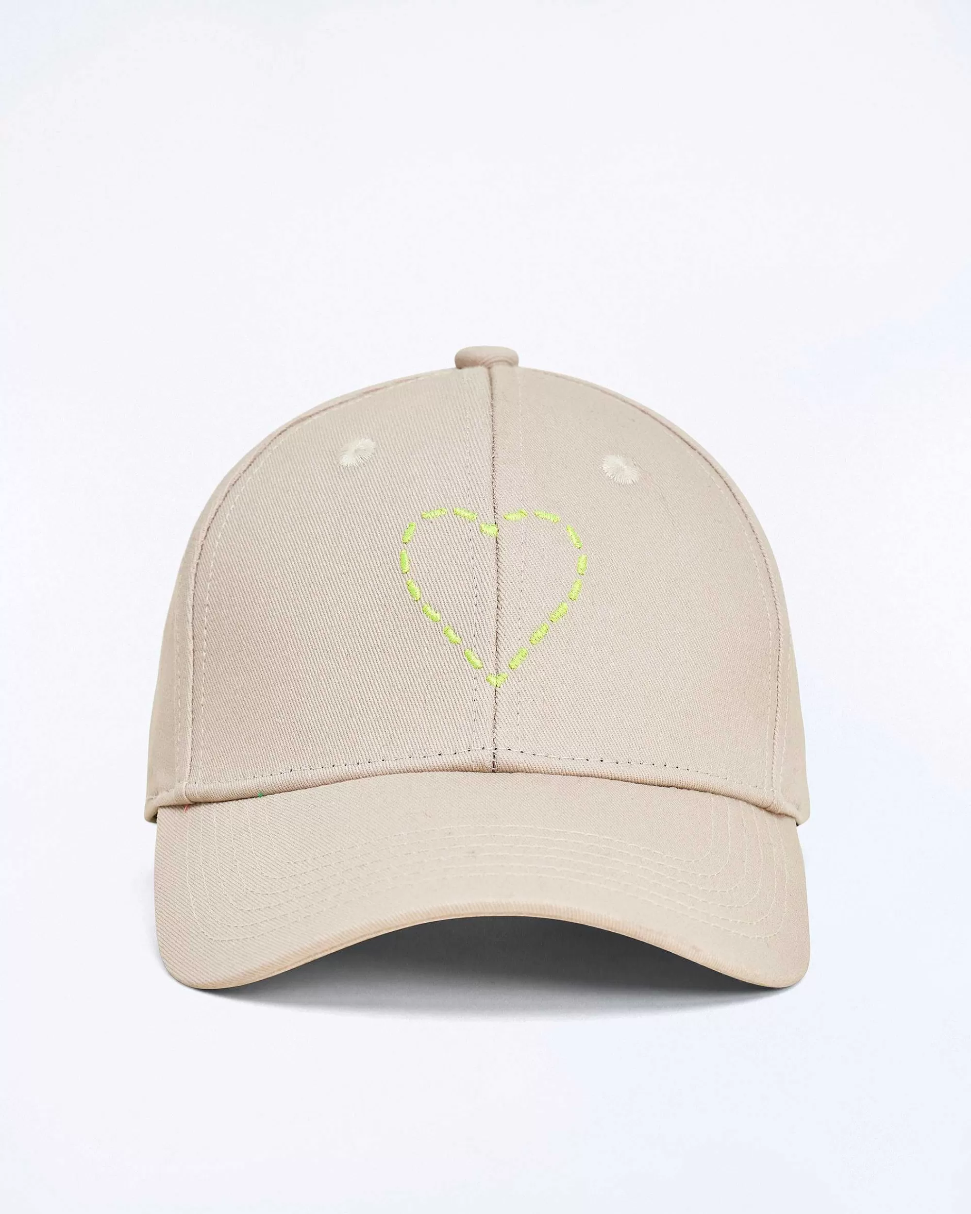Hot FROM FUTURE Casquette A Visiere Courbee Coeur Sable