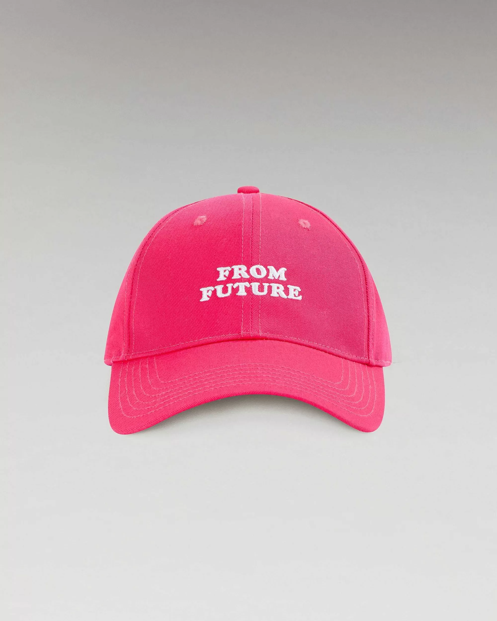 Online FROM FUTURE Casquette A Visiere Courbee Logo Neon Pink