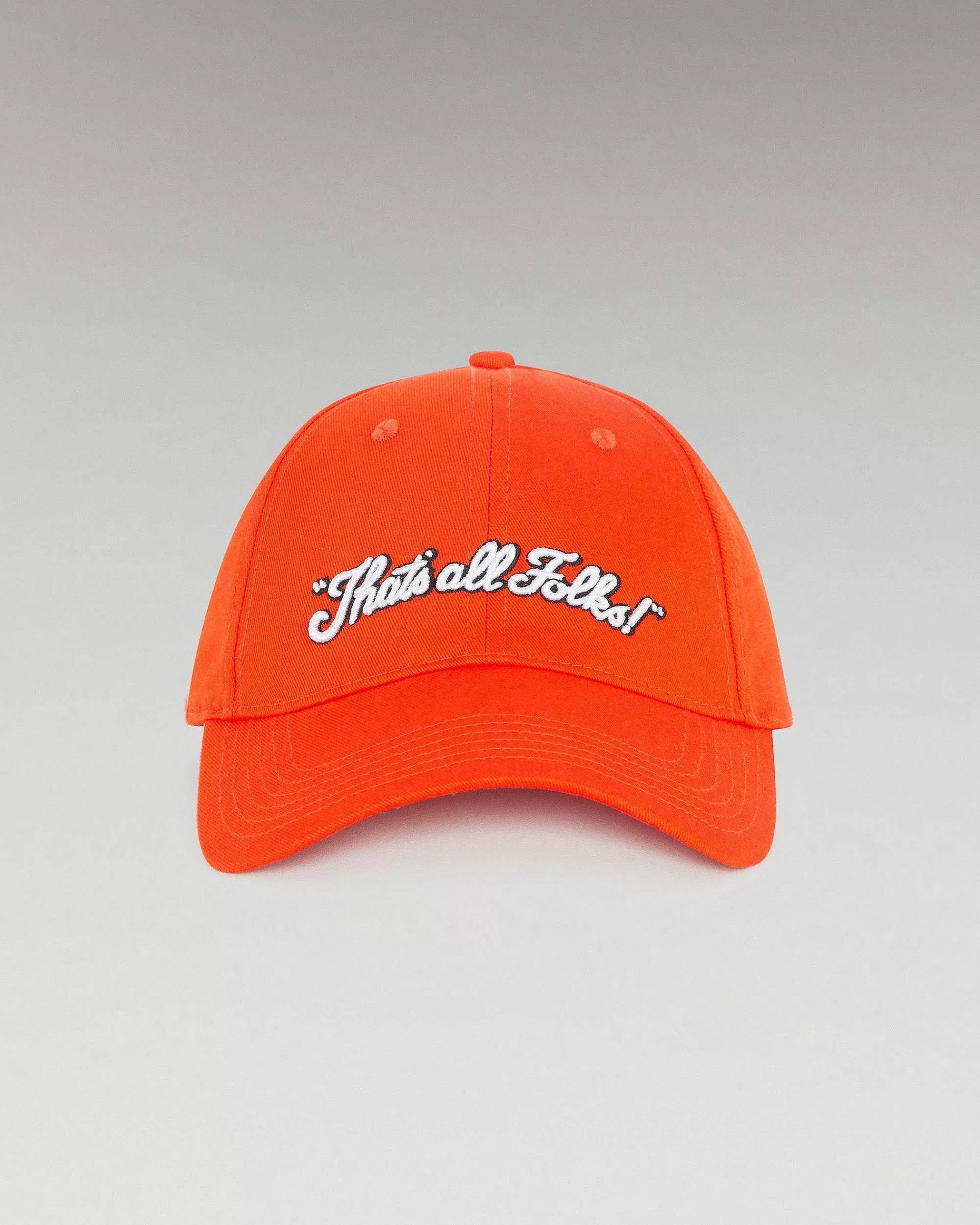 Hot FROM FUTURE Casquette A Visiere Courbee That'S All Folks Orange