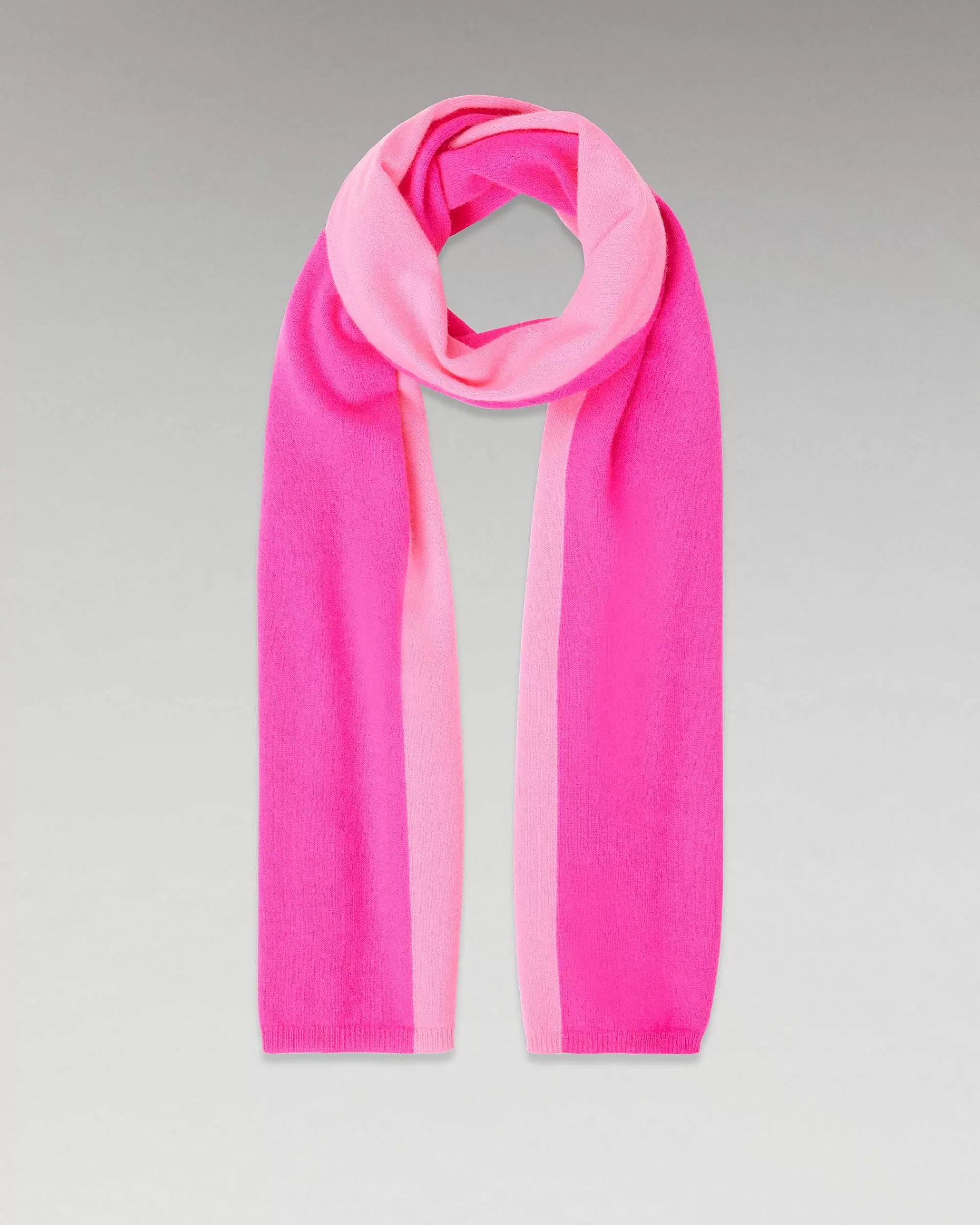 Hot FROM FUTURE Echarpe Regular Bicolore Flash Pink