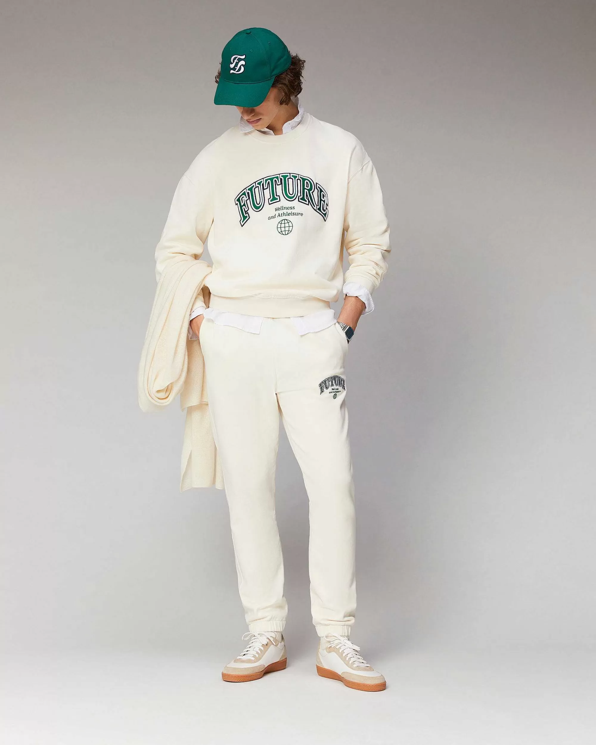 Cheap FROM FUTURE Jogging Droit College Navy