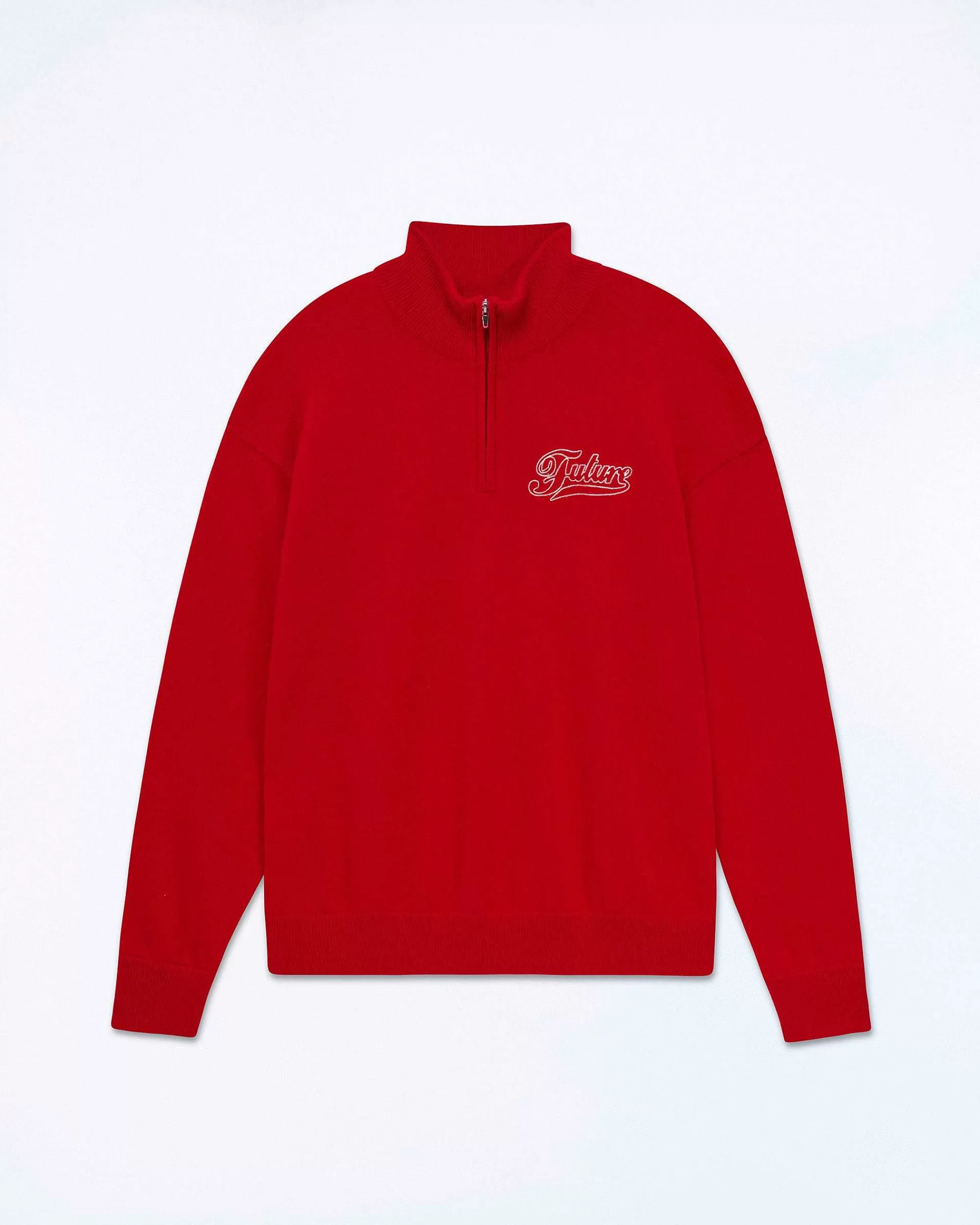 Discount FROM FUTURE Pull Col Camionneur Perfect Red