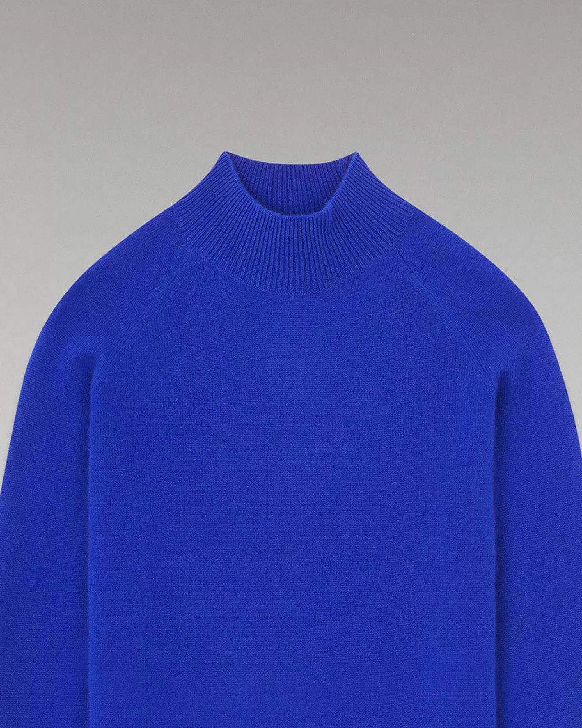 Outlet FROM FUTURE Pull Col Montant Leger Pop Blue