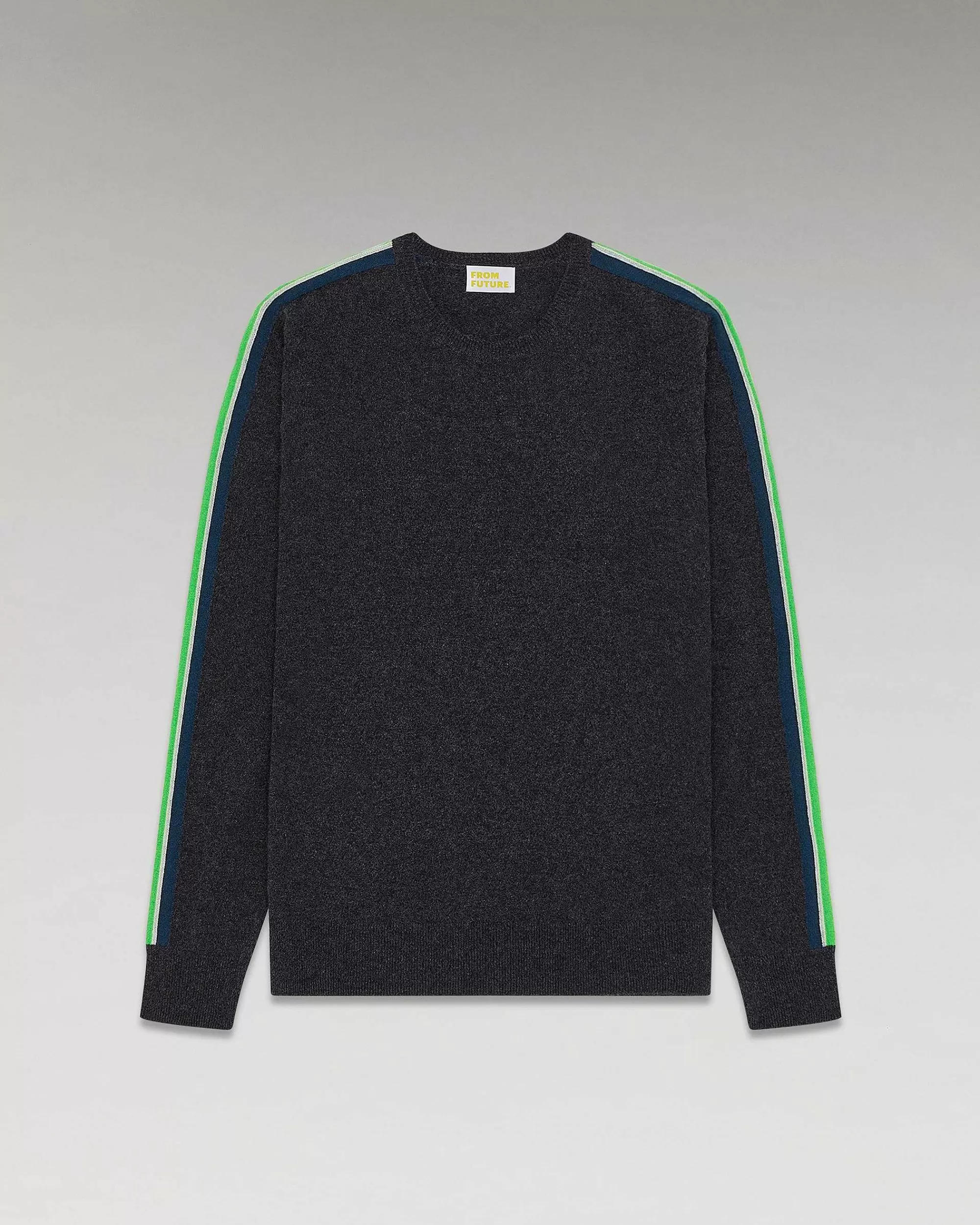 Clearance FROM FUTURE Pull Col Rond Bandes Anthracite