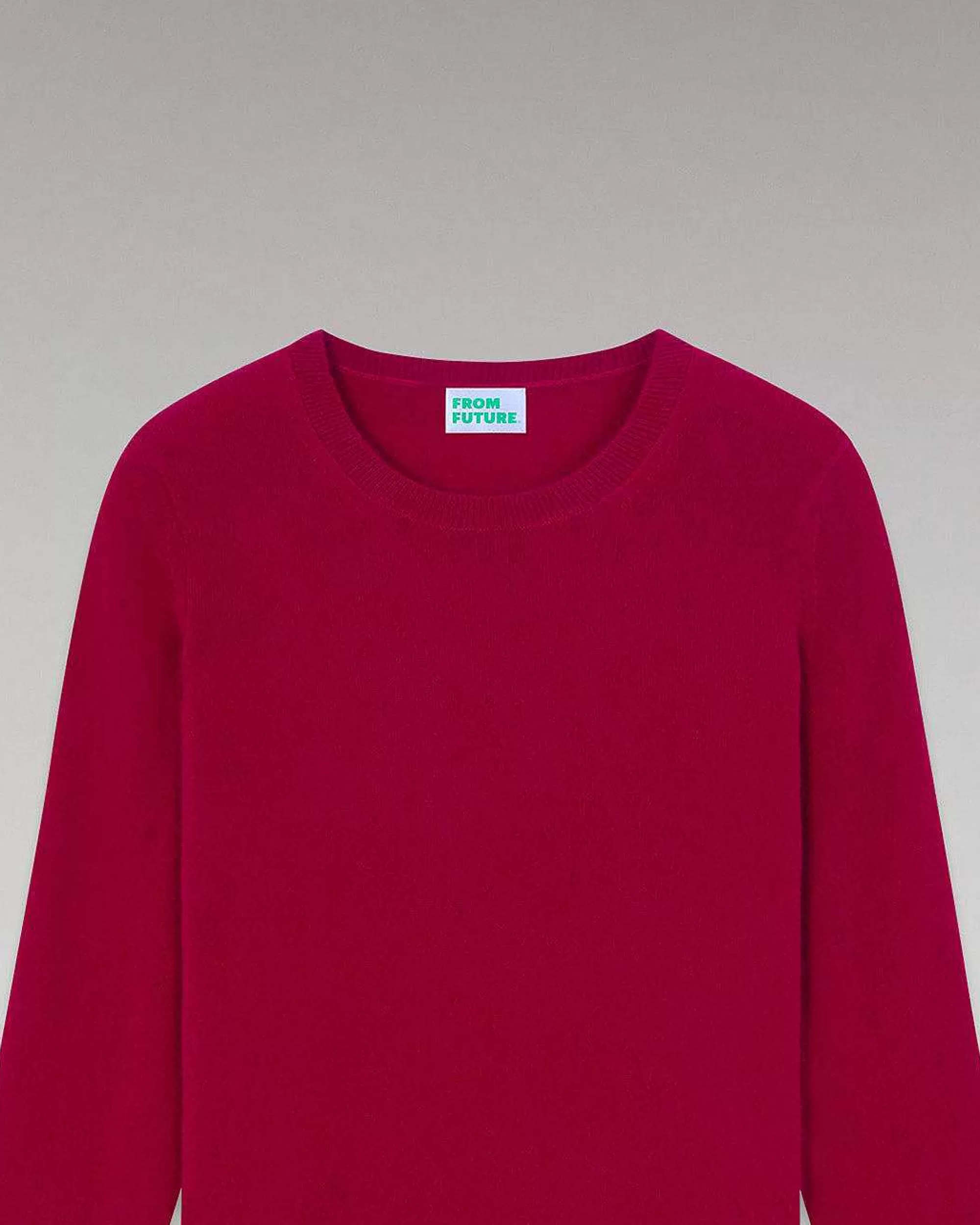 Cheap FROM FUTURE Pull Col Rond Basique Cherry