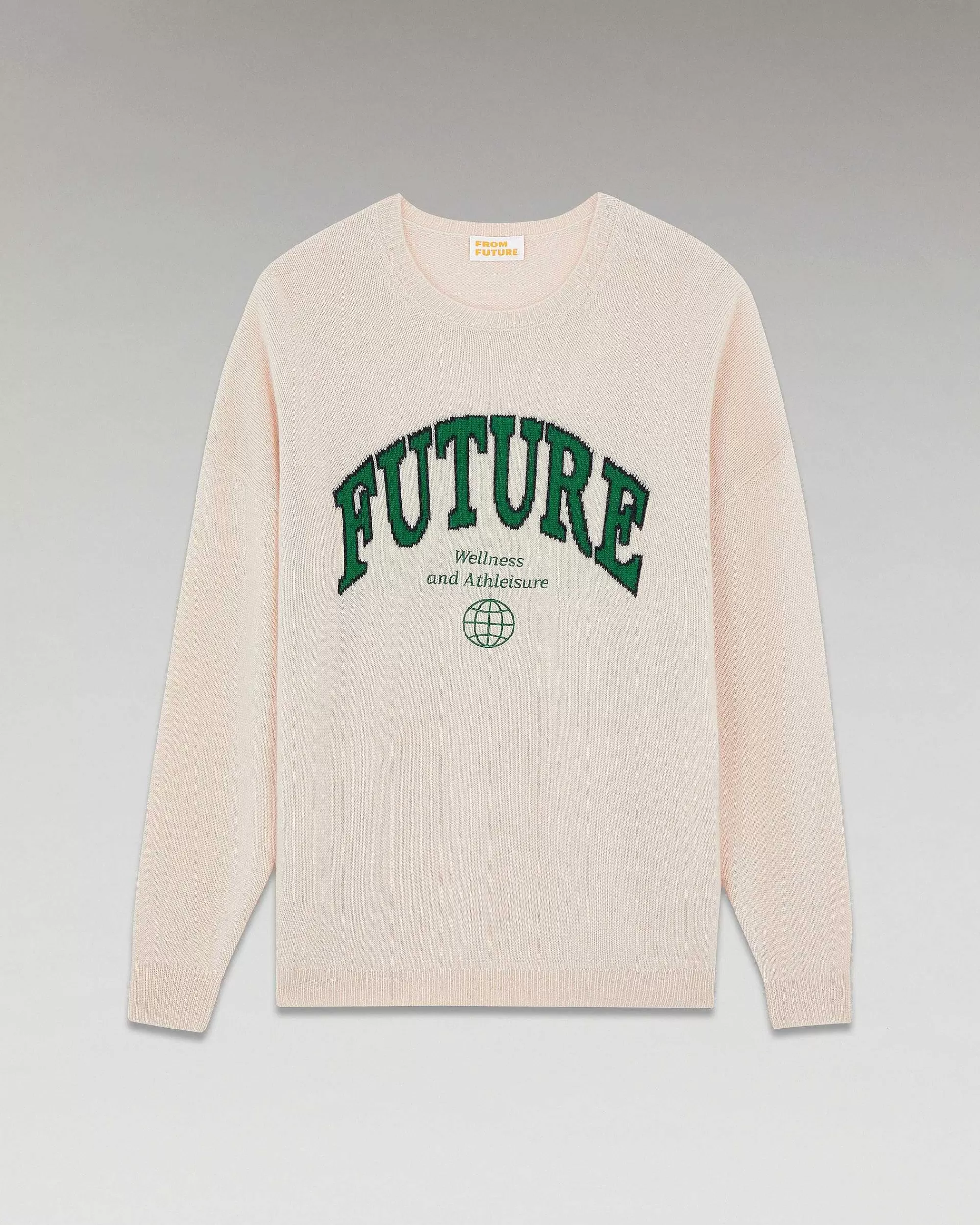 Fashion FROM FUTURE Pull Col Rond College Sable