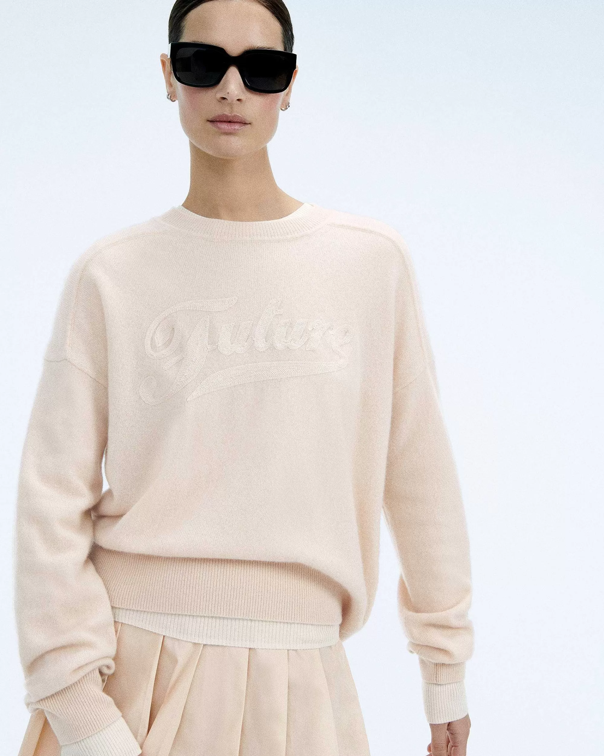 Discount FROM FUTURE Pull Col Rond Future Light Beige