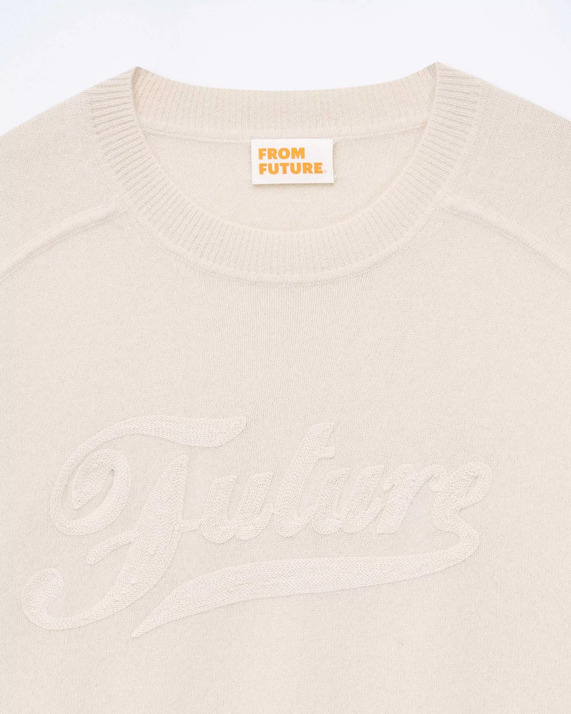 Discount FROM FUTURE Pull Col Rond Future Light Beige