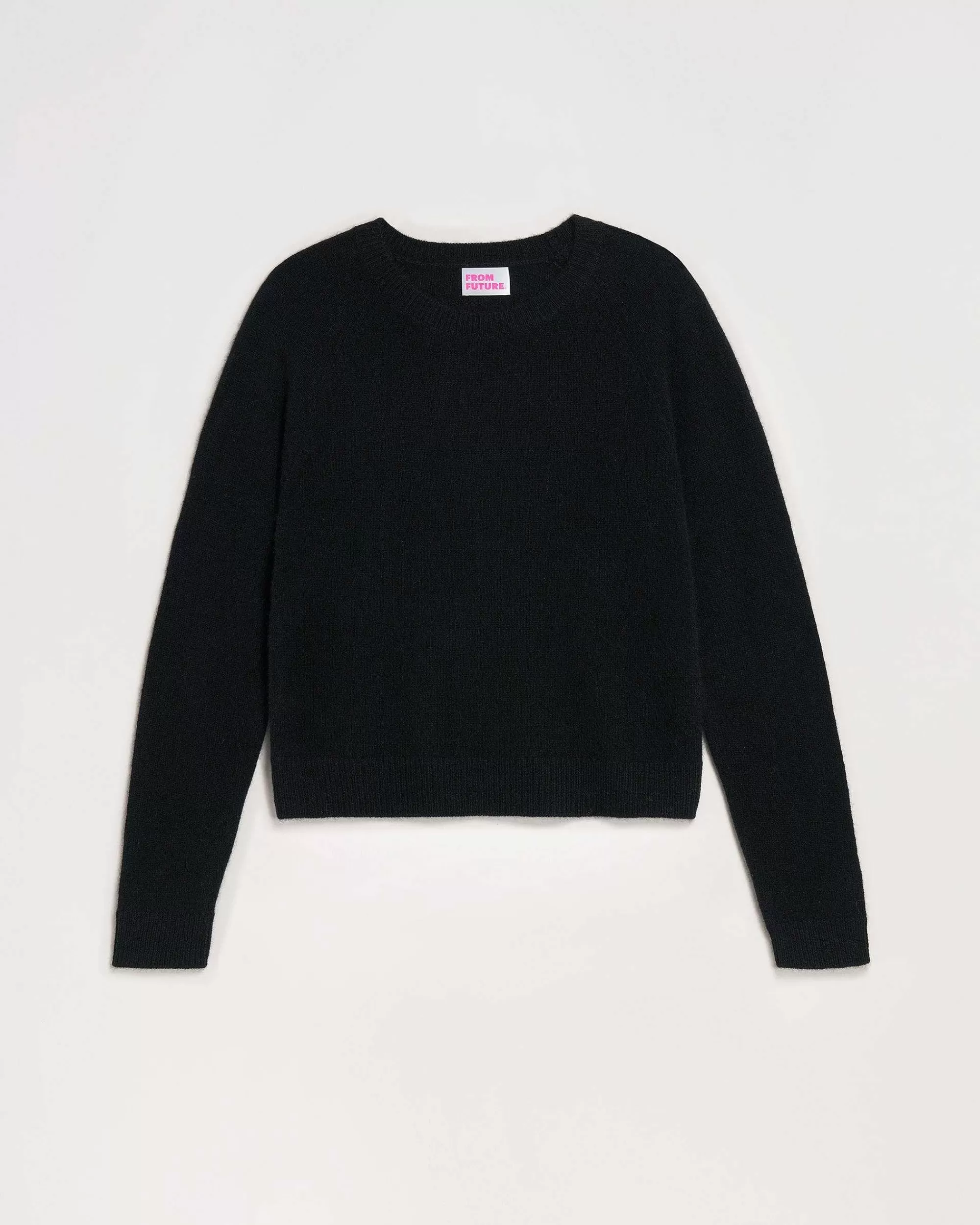 Cheap FROM FUTURE Pull Col Rond Leger Noir