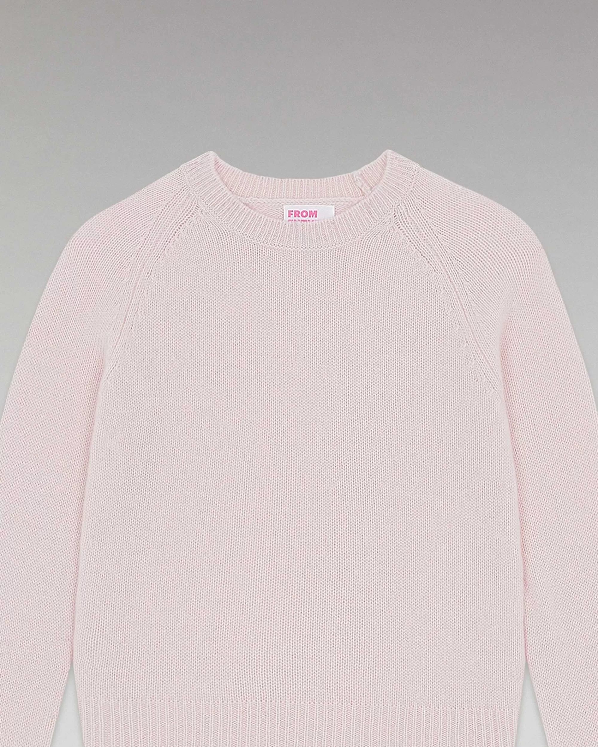 Store FROM FUTURE Pull Col Rond Raglan Rose Poudre