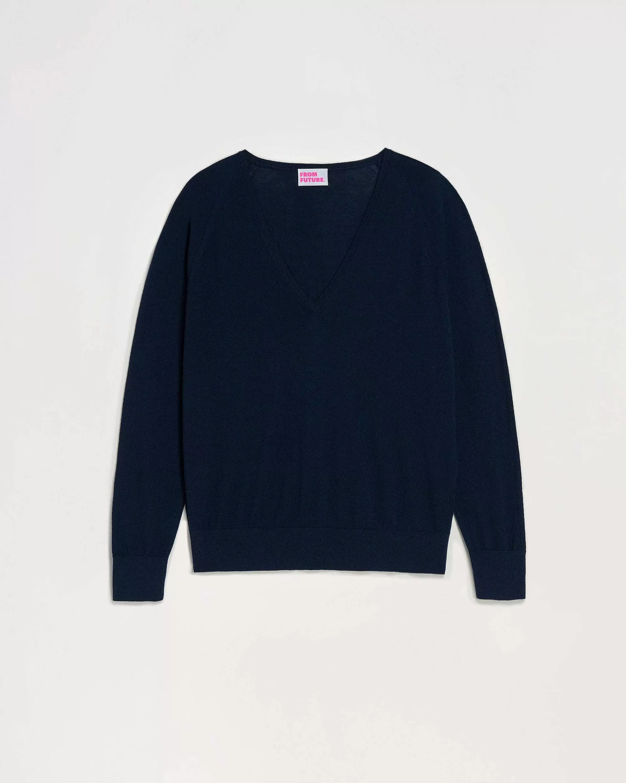 Clearance FROM FUTURE Pull Col V Oversize Navy