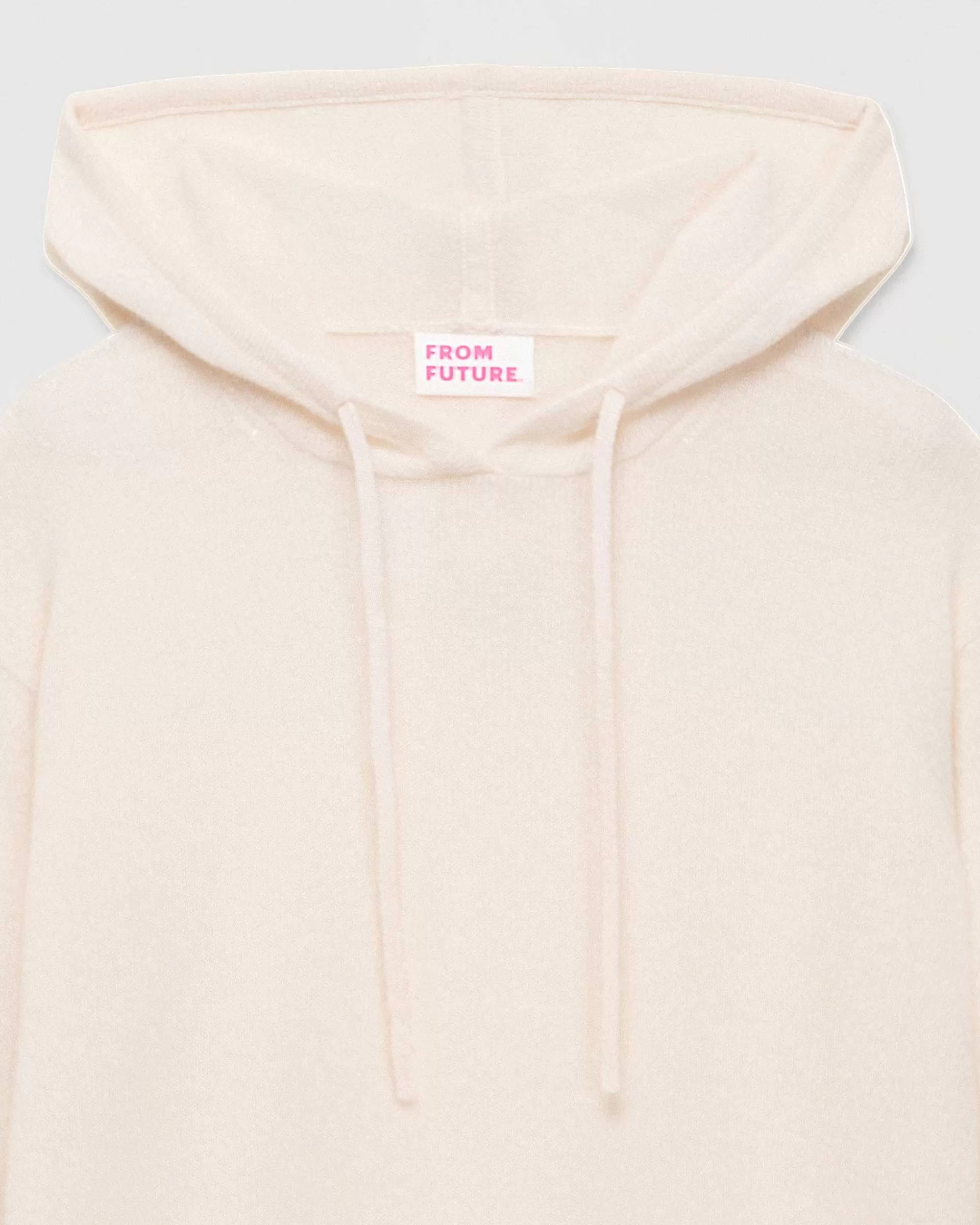 Online FROM FUTURE Pull Hoodie Oversize Leger Ecru