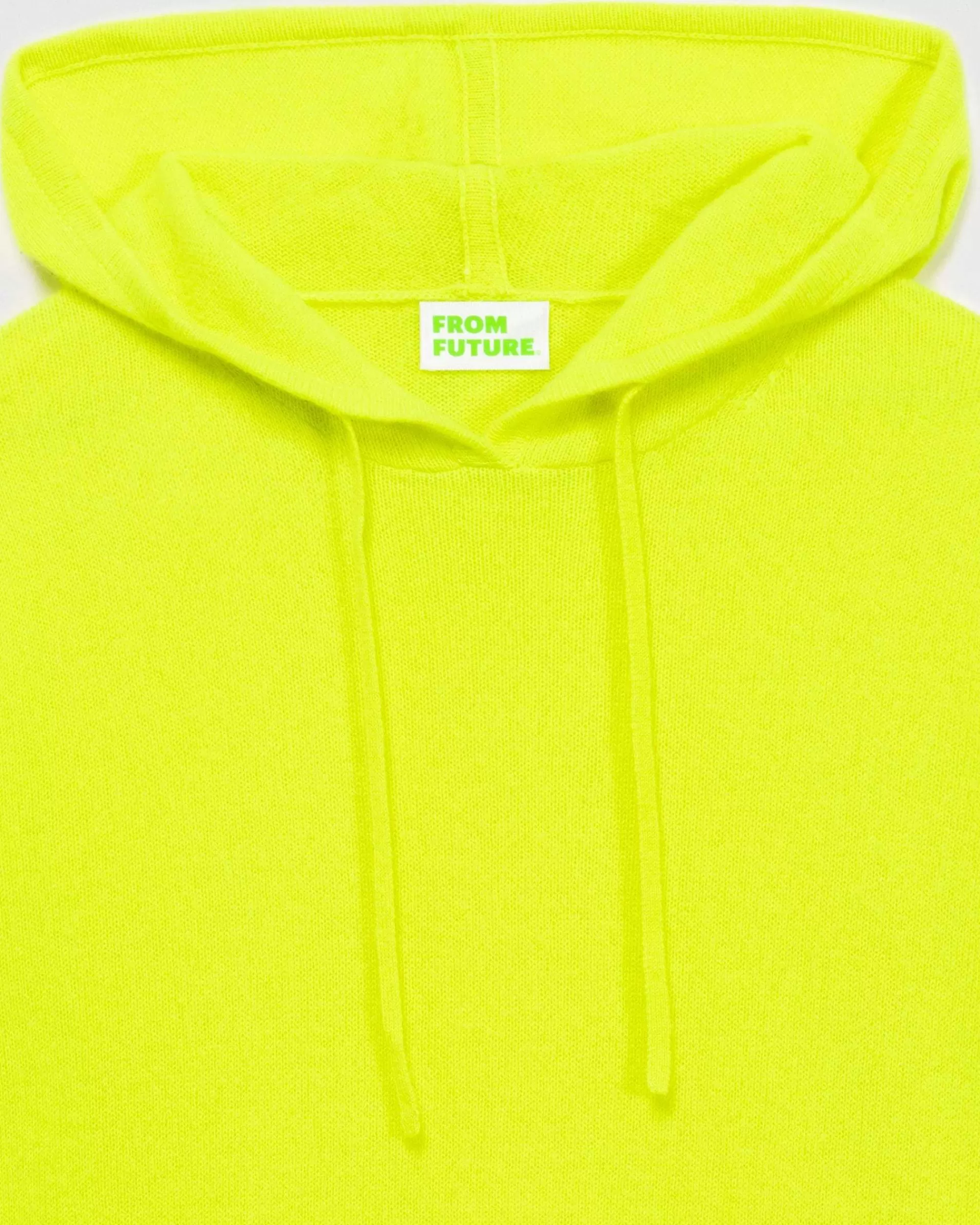 New FROM FUTURE Pull Hoodie Oversize Leger Jaune Fluo