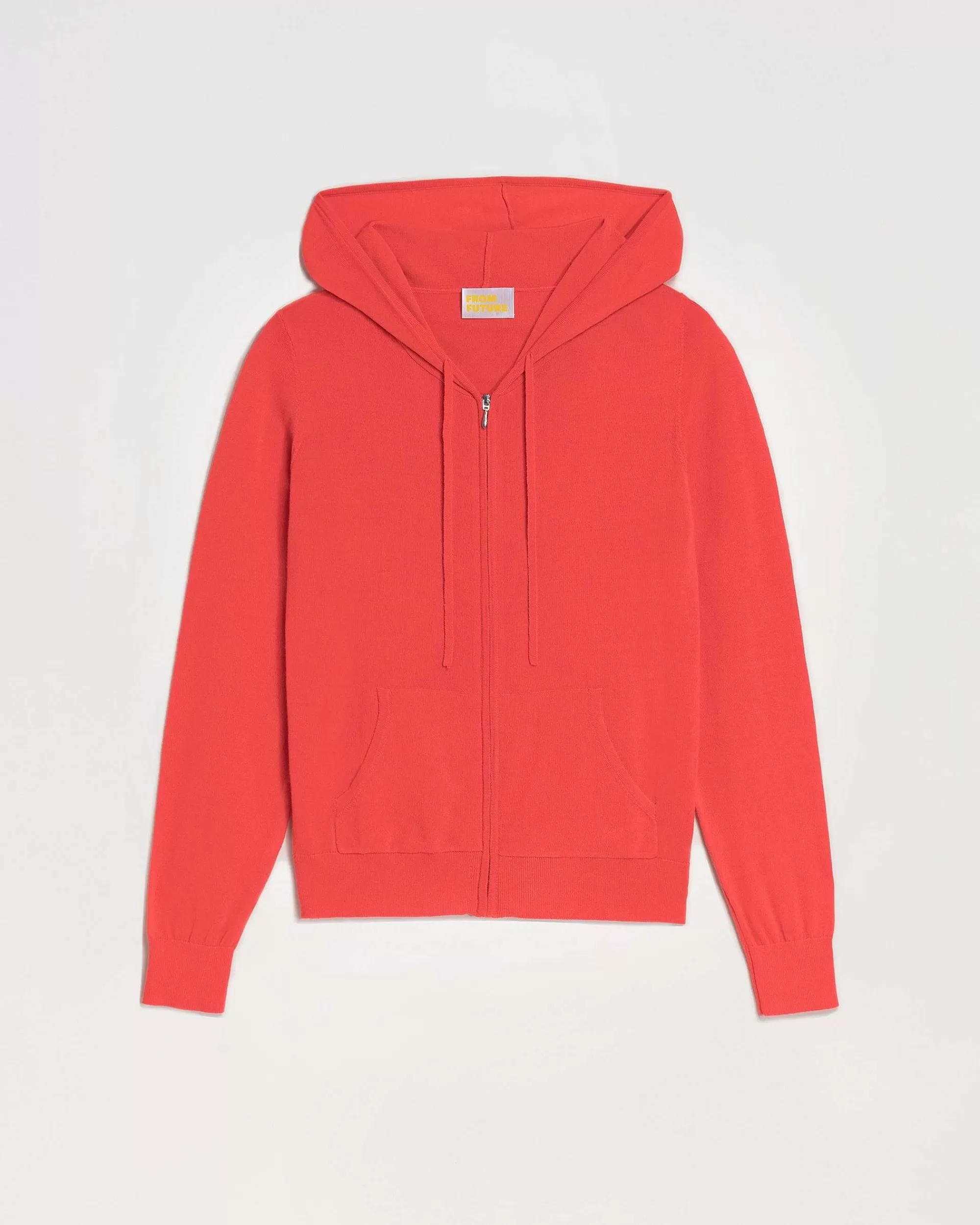Clearance FROM FUTURE Pull Hoodie Zippe Orange Fluo