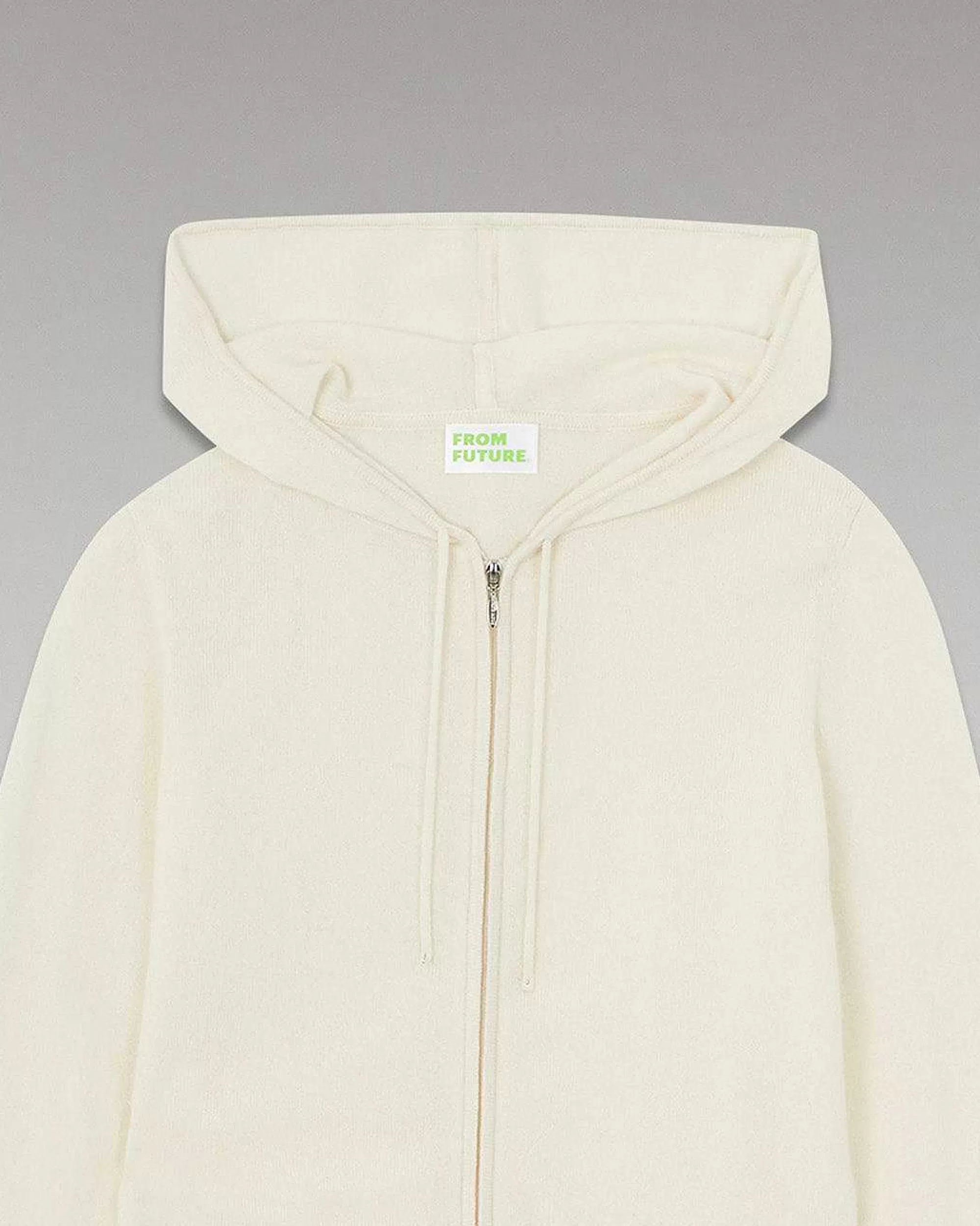 Clearance FROM FUTURE Pull Hoodie Zippe Ecru