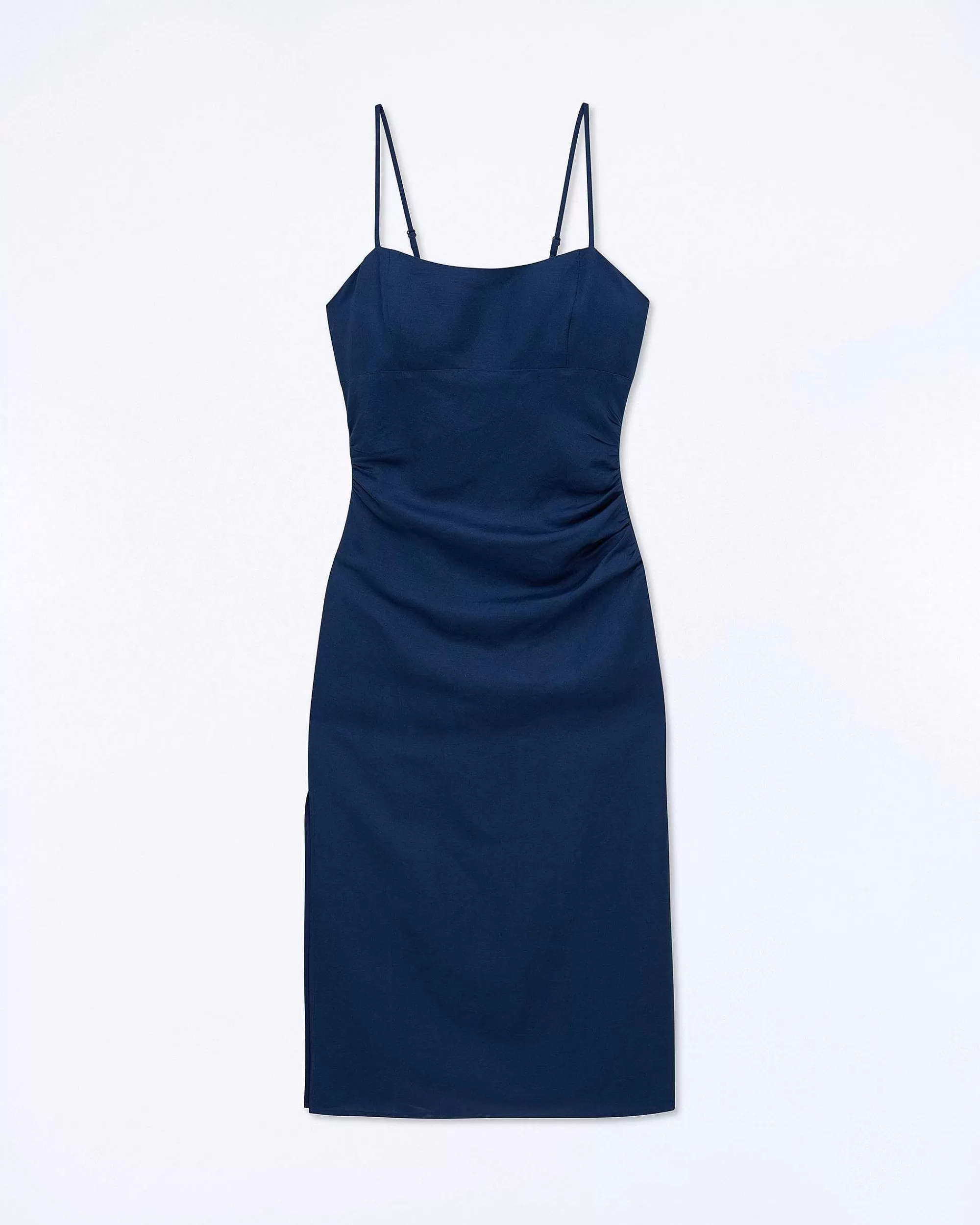 Discount FROM FUTURE Robe Longue Bretelle Navy