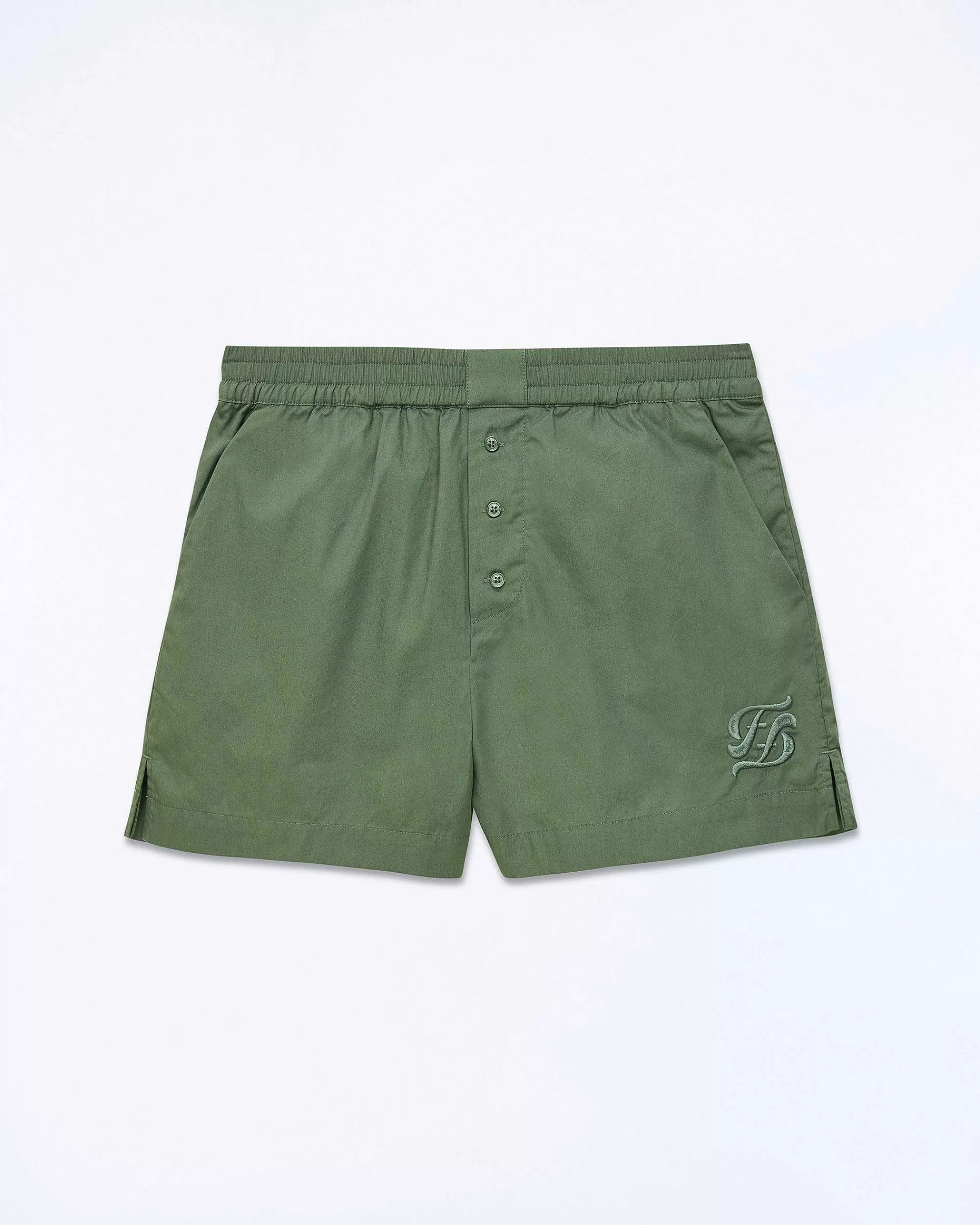 Discount FROM FUTURE Short Court Popeline Kaki