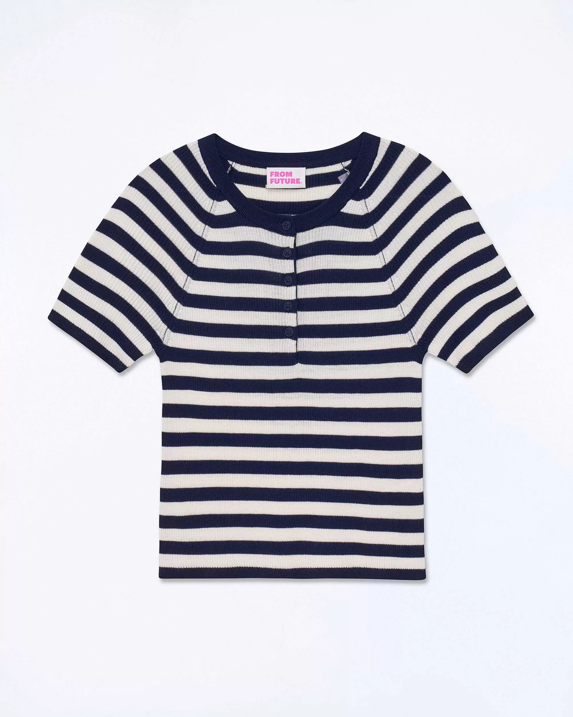 Cheap FROM FUTURE Top Manches Courtes Navy