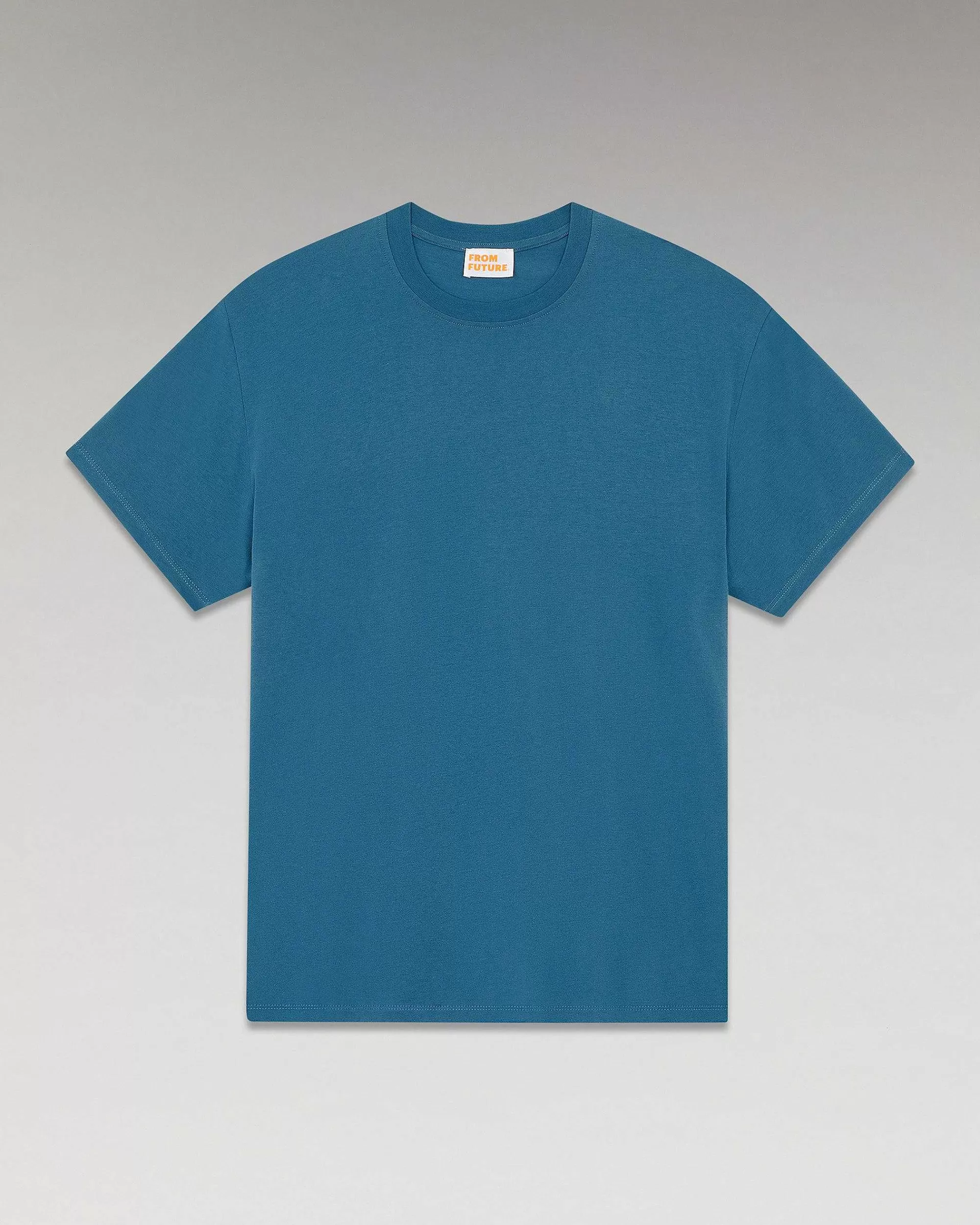 Sale FROM FUTURE T-Shirt Col Rond Oversize Prussian Blue