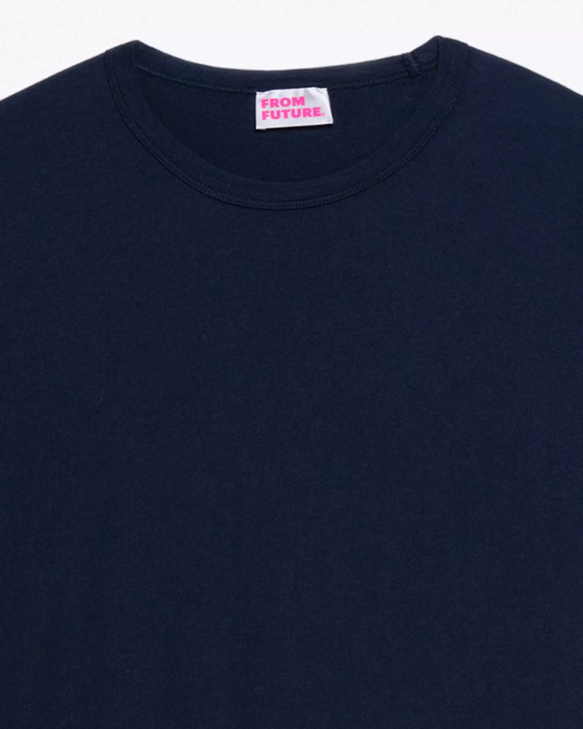 Fashion FROM FUTURE T-Shirt Col Rond Uni Navy