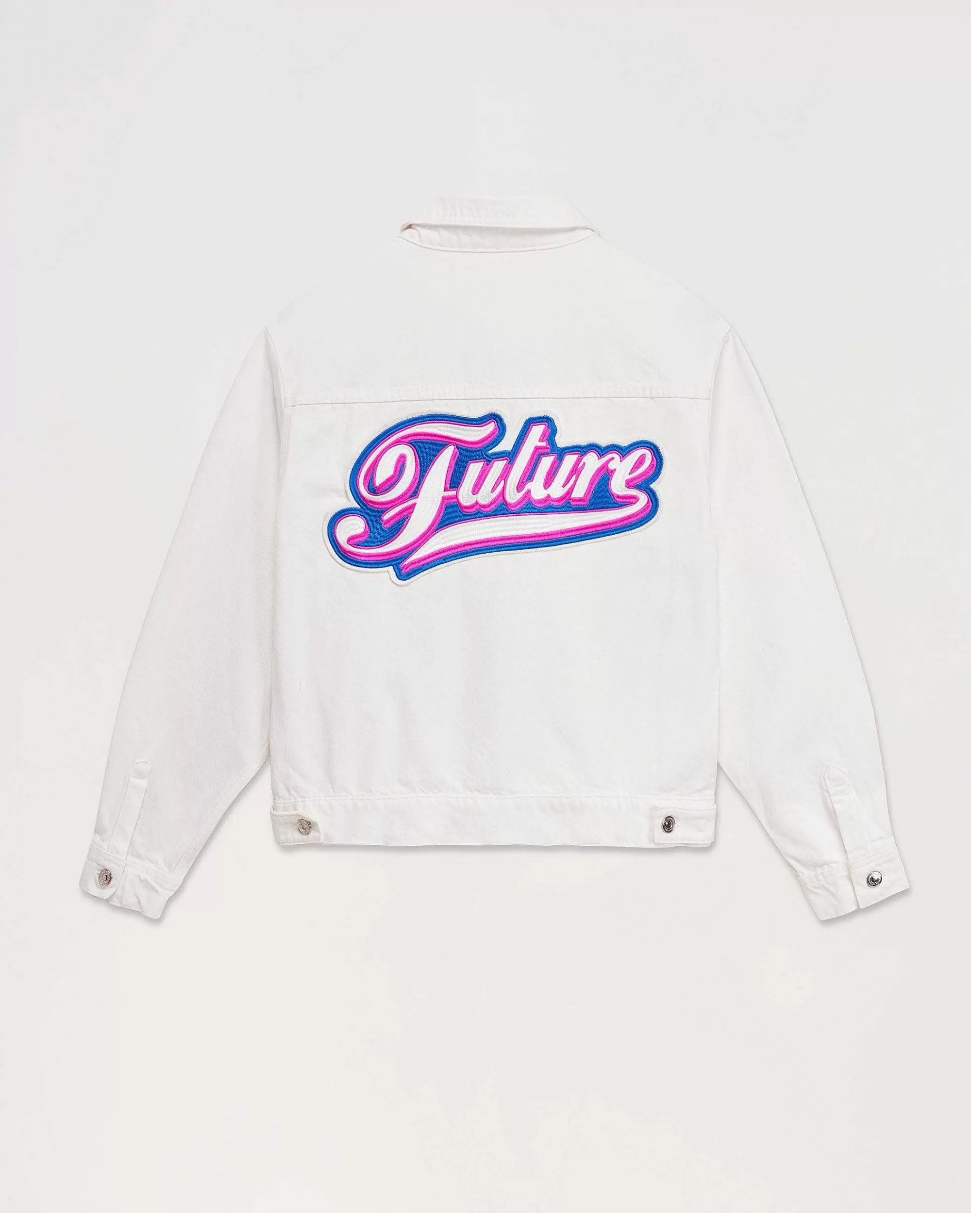 Discount FROM FUTURE Veste Regular Broderie Future Ecru