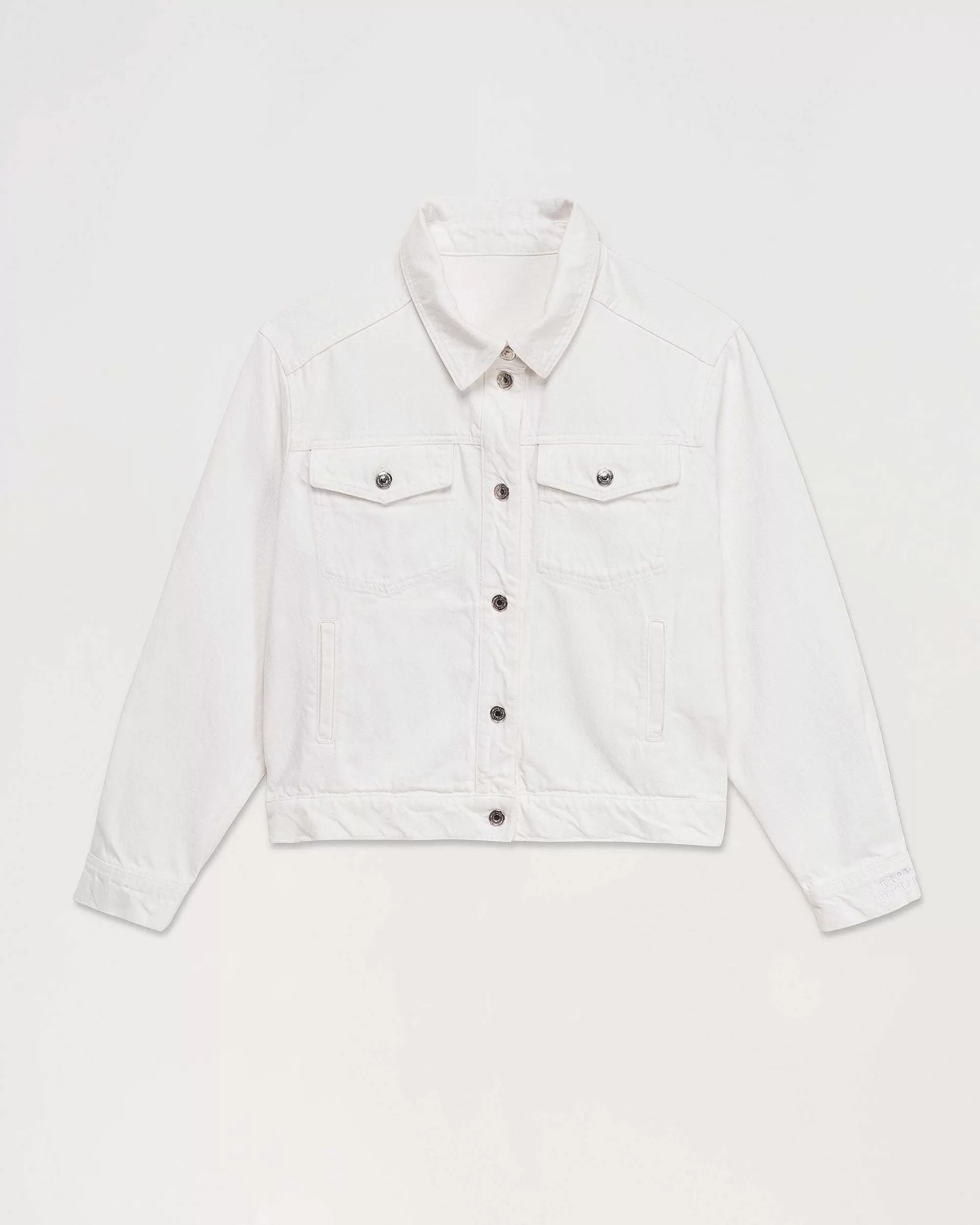 Discount FROM FUTURE Veste Regular Broderie Future Ecru